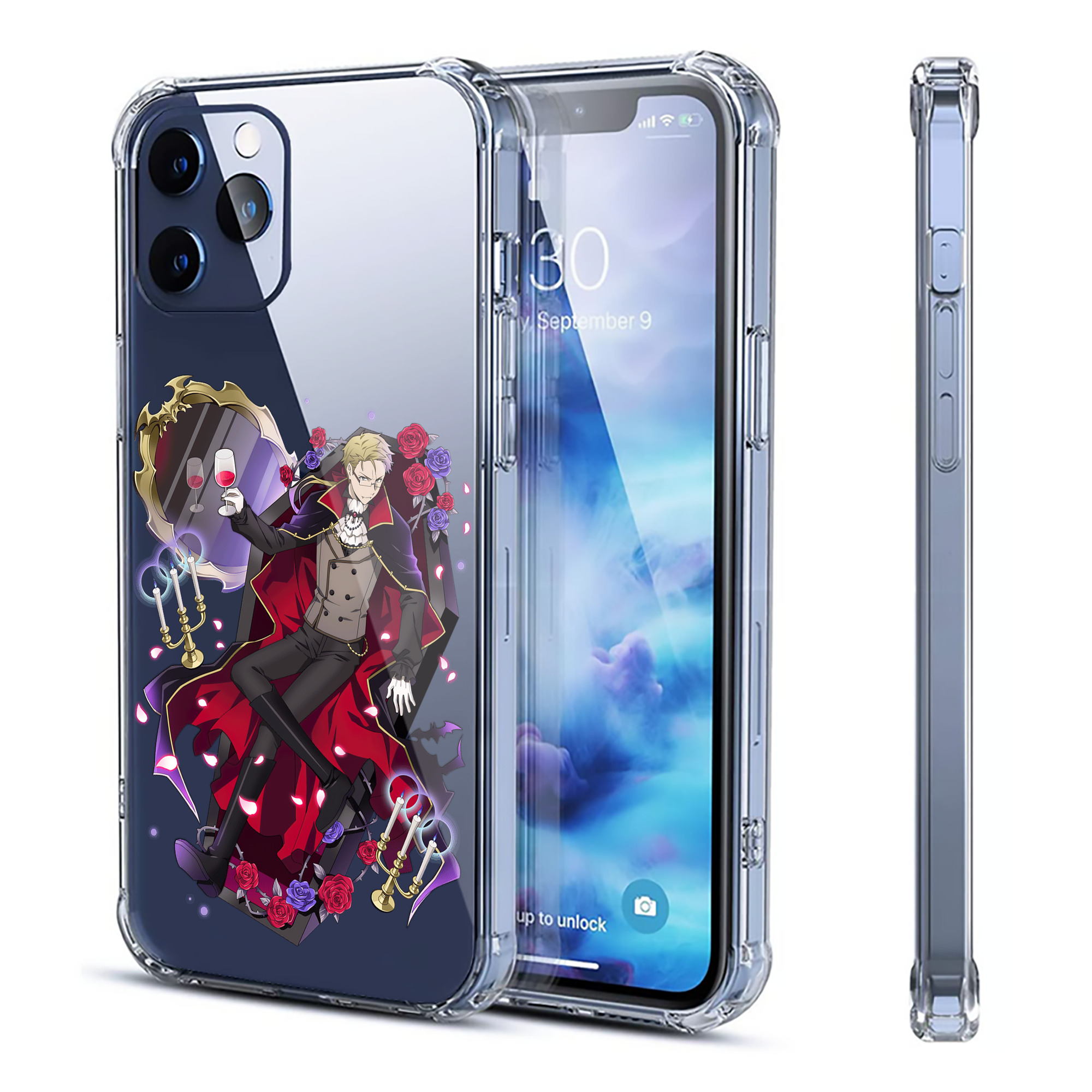 （画像用） 文豪ストレイドッグス Bungo Stray Dogs 【iPhone 12シリーズ対応】透明スマホケース（クリアソフトケース）